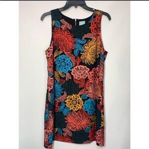 CeCe Women's Floral Sleeveless Mini Shift Dress Multicolor Size 2